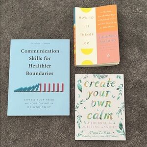 Set of Three Self-Help Books